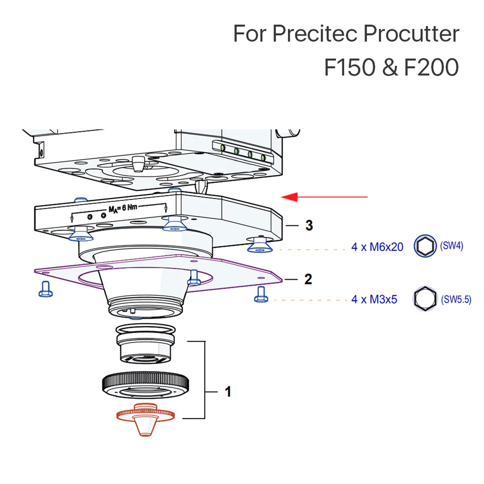Сопловая часть ProCutter F200